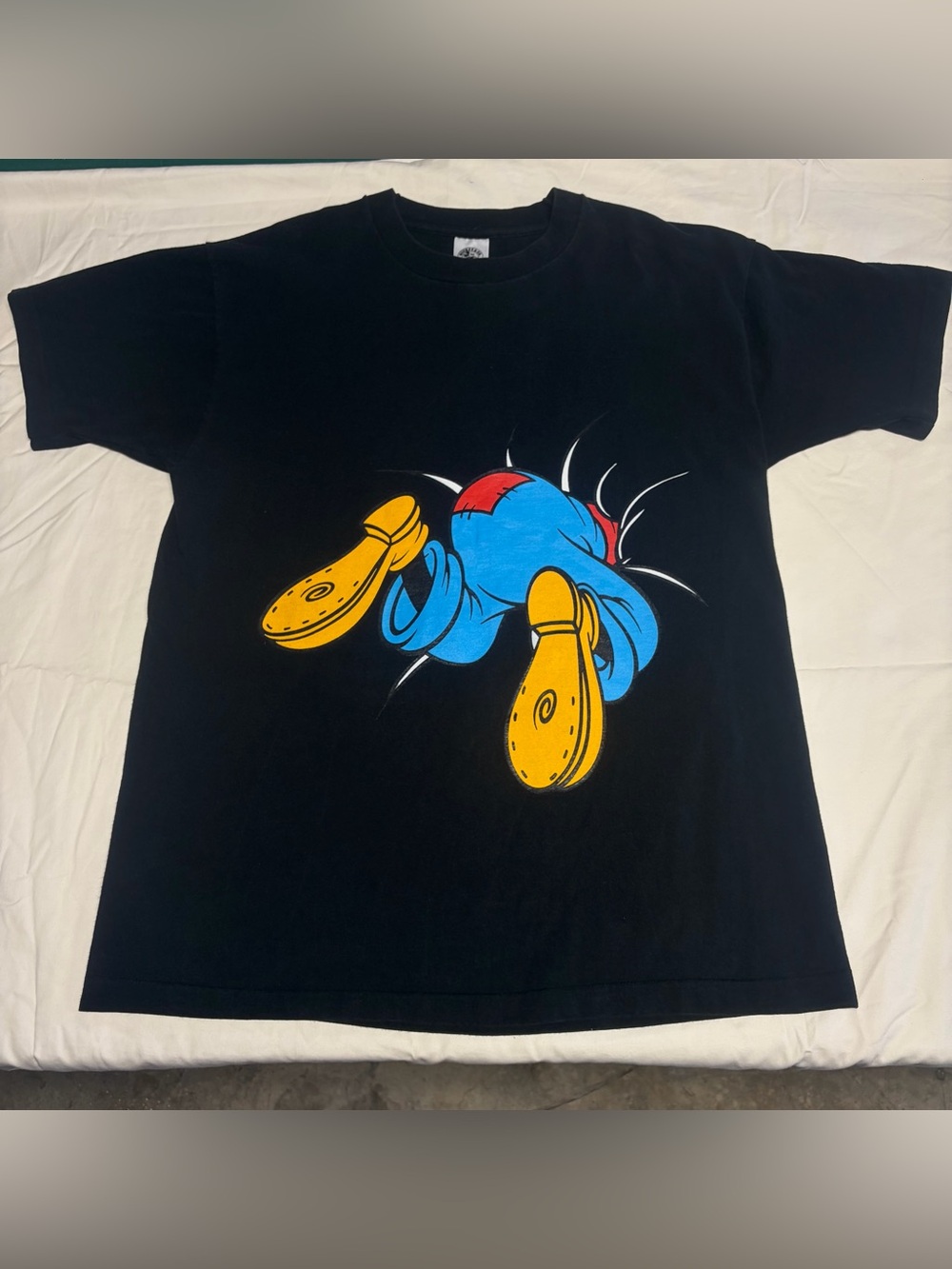 Vintage Mickey & Co Shirt One Size Fits All Goofy Dual Graphic Tee T Shirt Disne